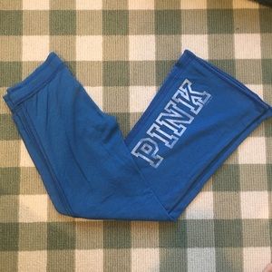 Victoria's Secret PINK blue sweatpants